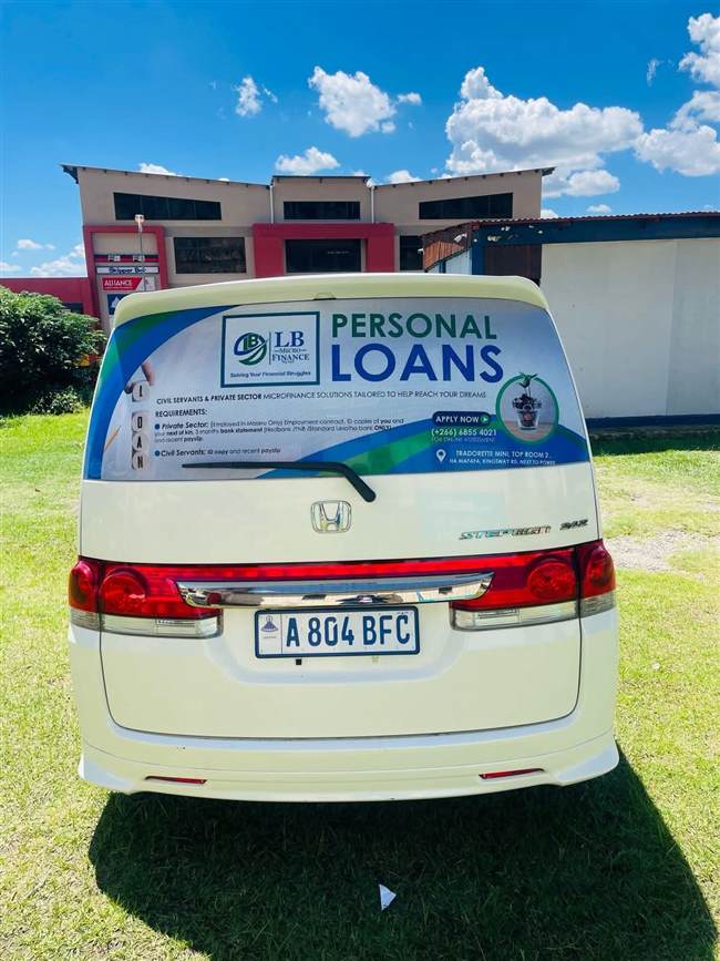 LB Microfinance personal loans branding